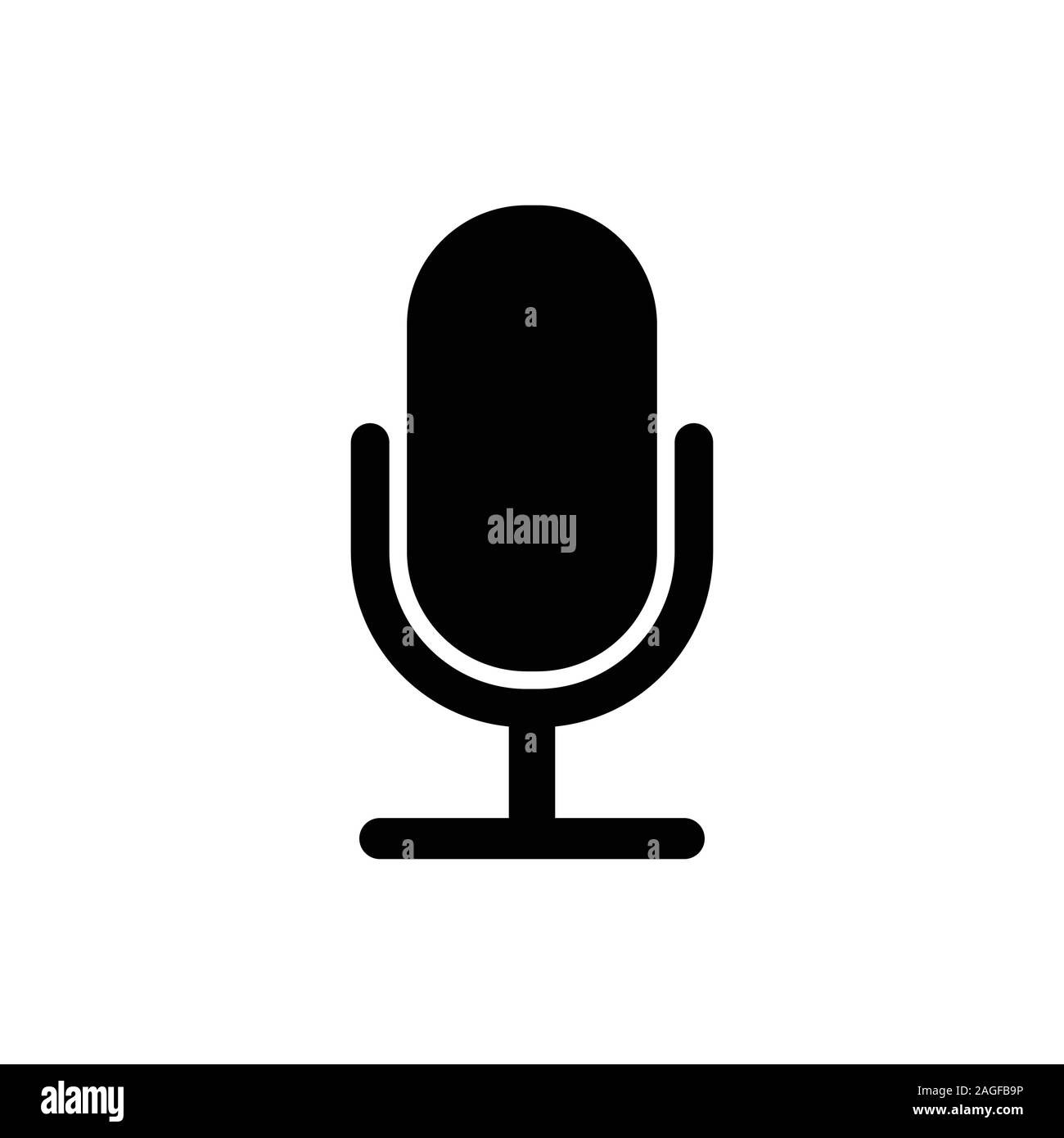 microphone icon design vector. eps 10 Stock Vector Image & Art - Alamy