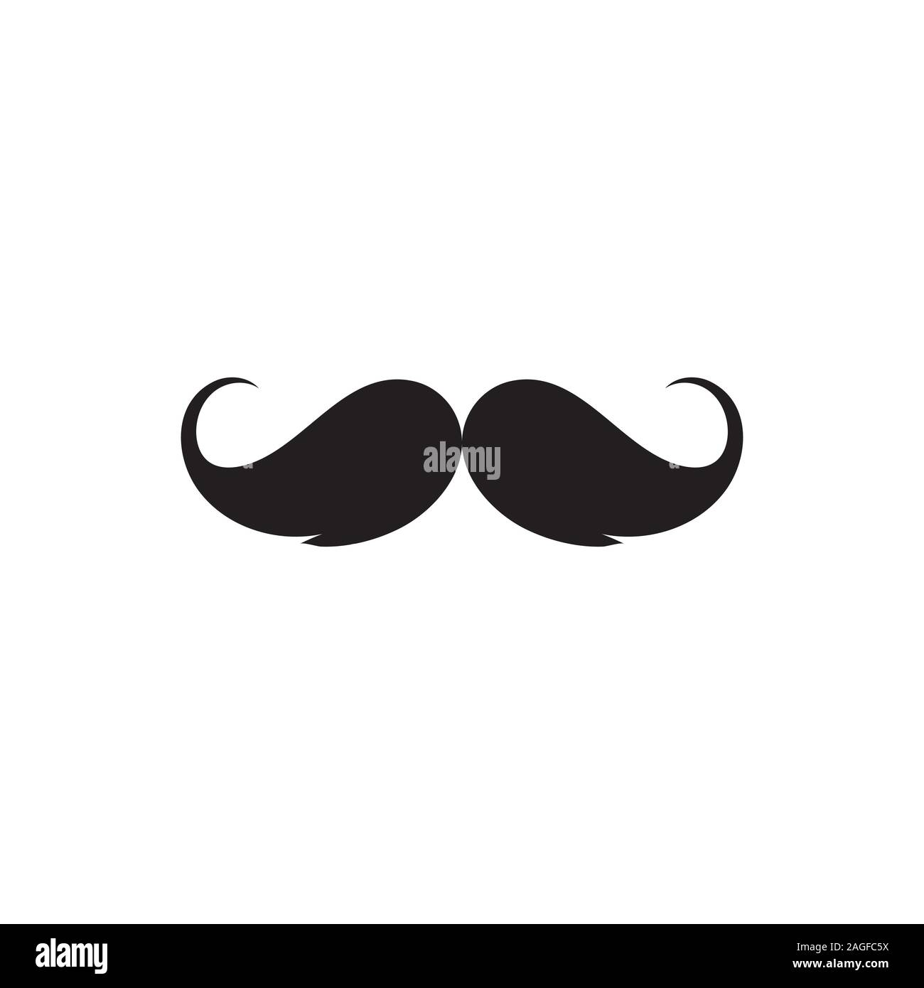 Handlebar moustache Stock Vector Images Alamy