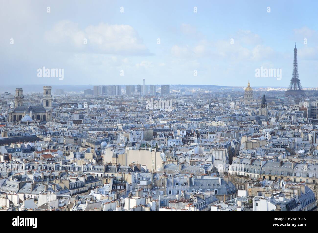 Paris Cityscape Stock Photo