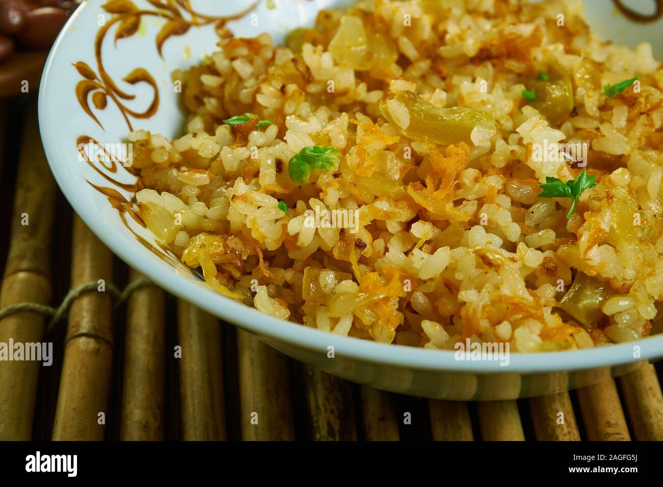Fried rice, Ghanaian cuisine, Traditional assorted African dishes, Top