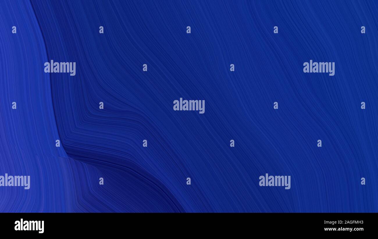 simple colorful curvy background design with midnight blue, strong blue ...