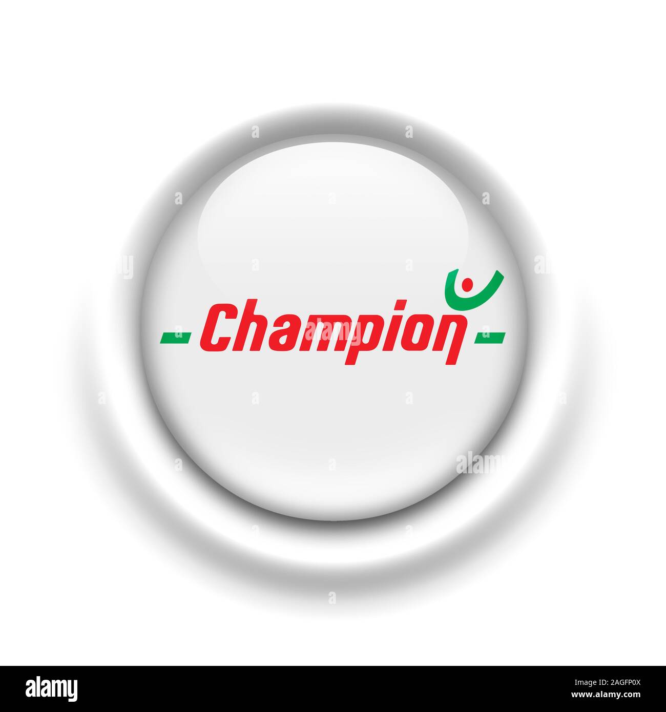 Champion logo hi-res stock photography and images - Alamy