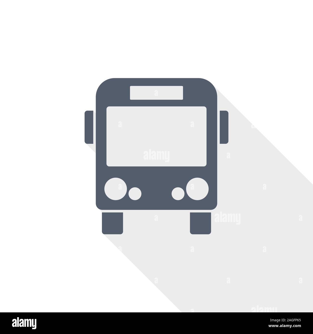 Bus vector icon, transportation, transport, travel concept flat design