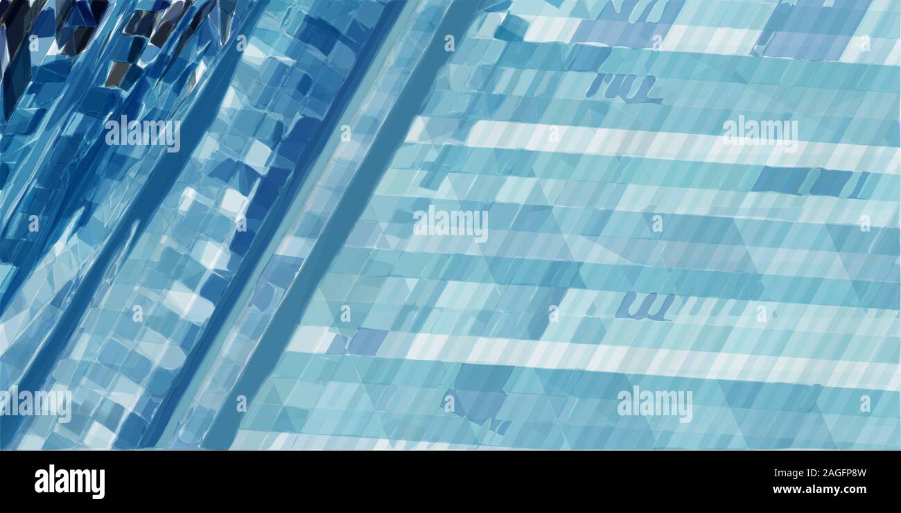 futuristic modern tech stripes wallpaper with sky blue, light gray and ...