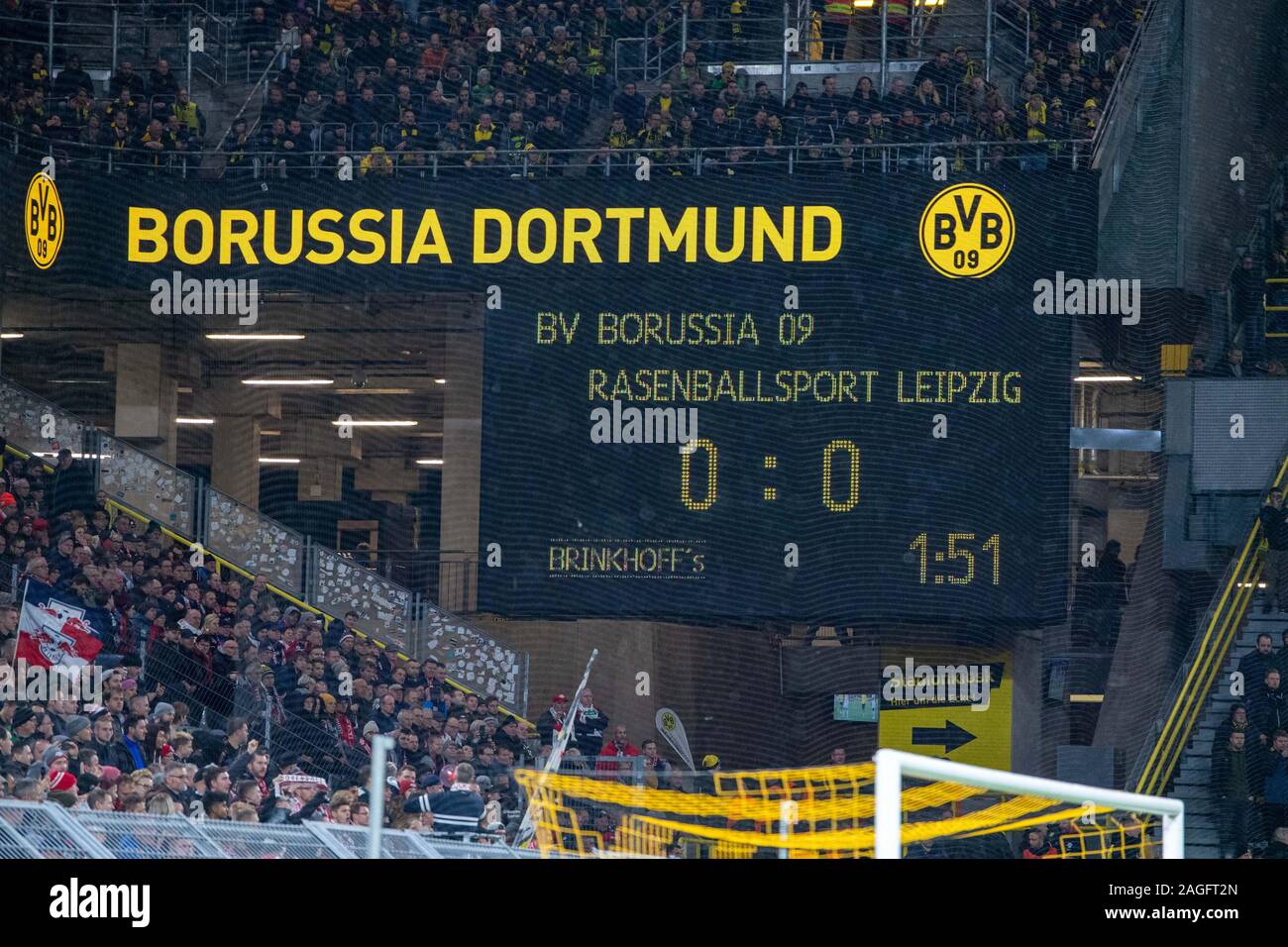 Dortmund Deutschland 17th Dec 2019 Score On The Scoreboard In Historical Design Display Monitor Video Wall