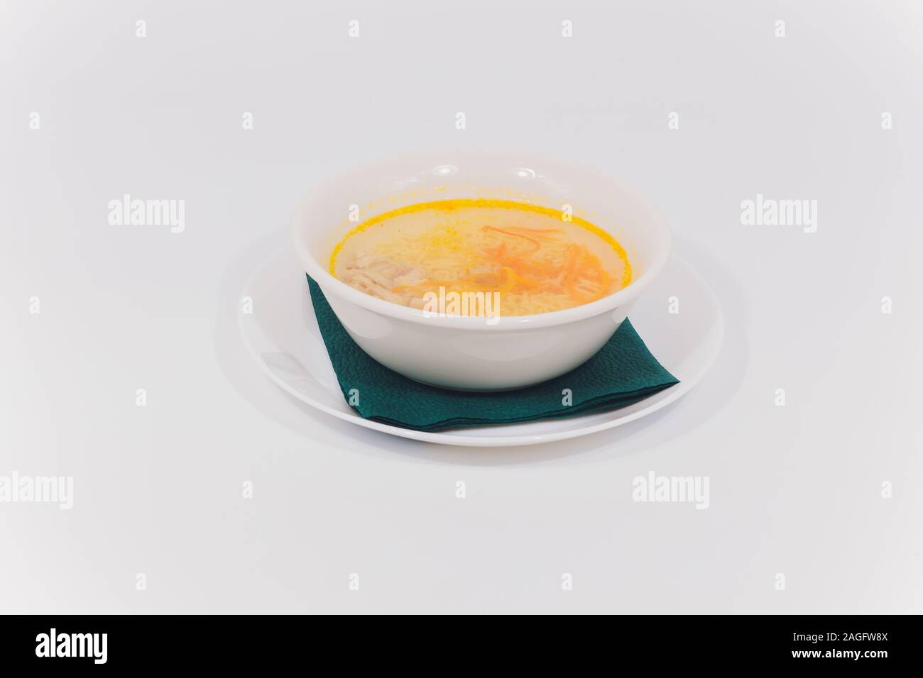 Chicken Noodle Soup Cold And Flu Fighting Soup Stock Photo Alamy