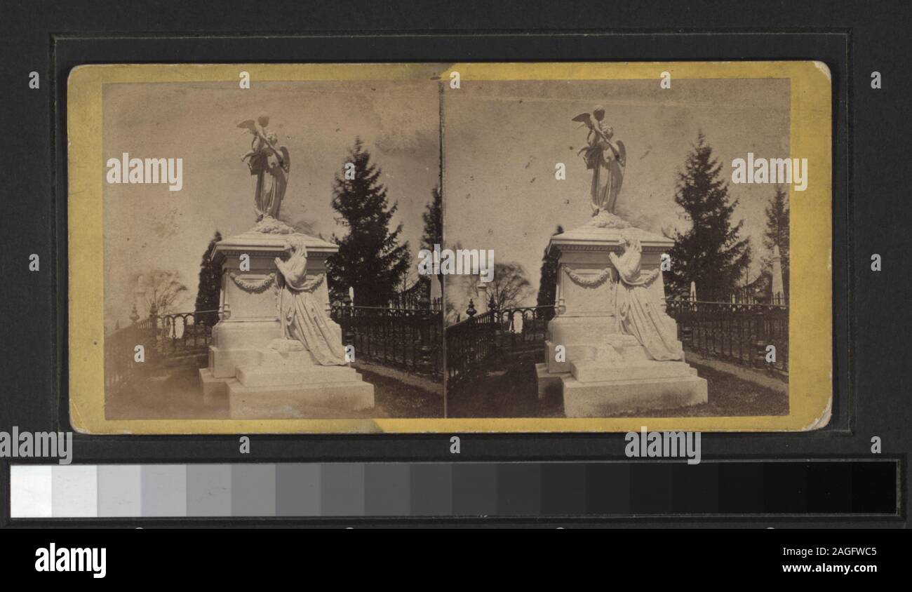 Afkorten evenwichtig Ban Jas G Bennett's monument Hand-colored photoprints. Includes one  hand-colored view. Robert Dennis Collection of Stereoscopic Views.  Stereoscopic views of Greenwood Cemetery, including entrance, lakes,  drives, receiving vault or tomb with hearse in