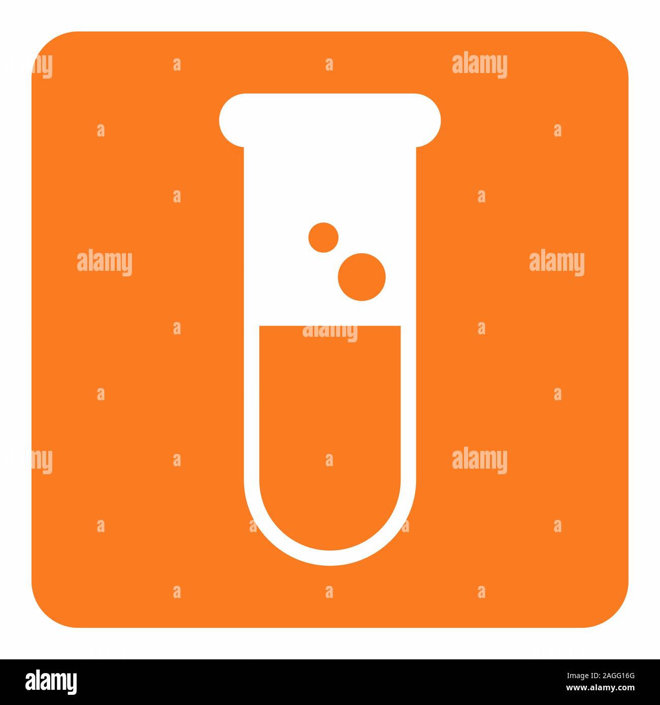 Test tube icon symbol hi-res stock photography and images - Alamy