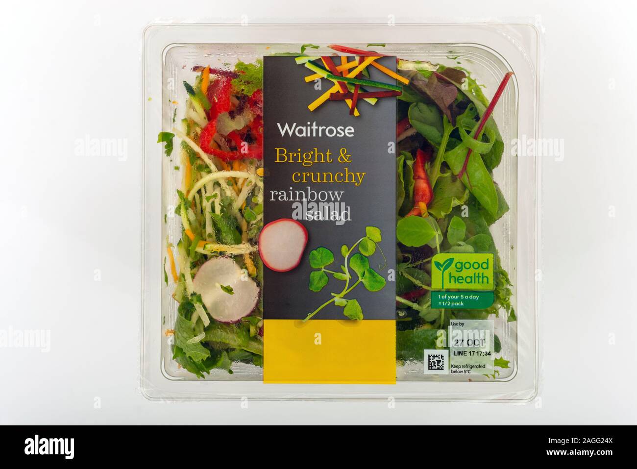 Waitrose rainbow salad Stock Photo Alamy