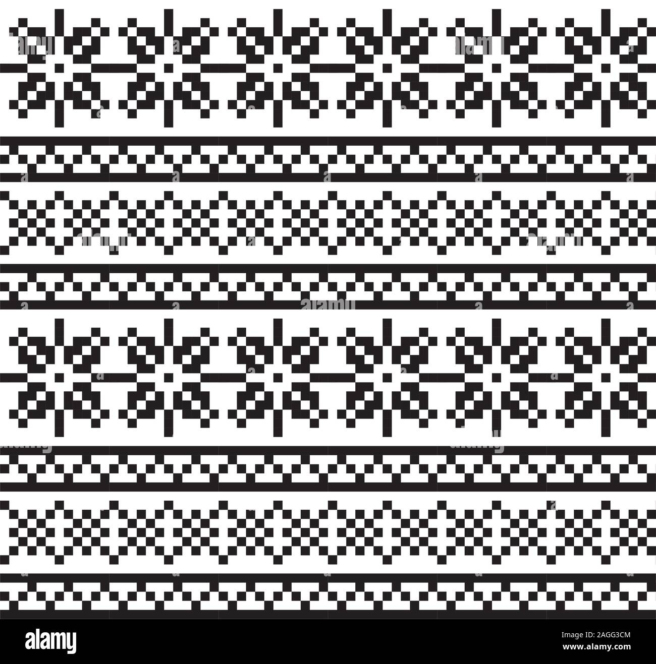 Christmas Snowflakes Fair Isle Seamless Pattern - This is a fair isle  snowflake pattern suitable for website resources, graphics, print designs,  knit Stock Vector Image & Art - Alamy