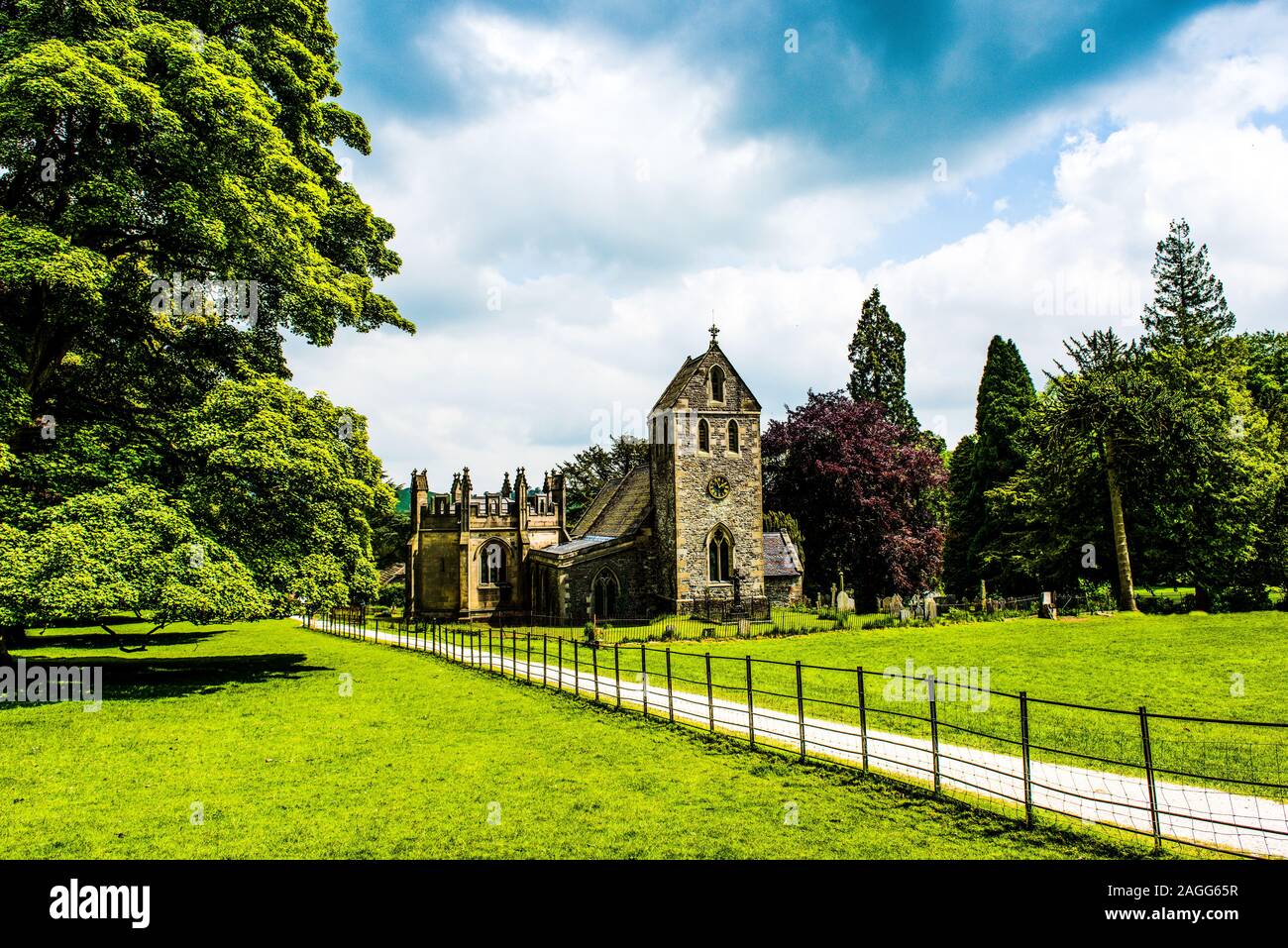 Church Of The Holy Cross, Ilam Church, burial place of St Bertram