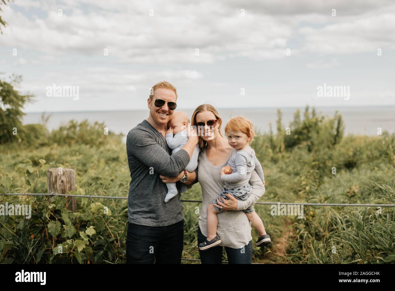 Families of four hi-res stock photography and images - Alamy