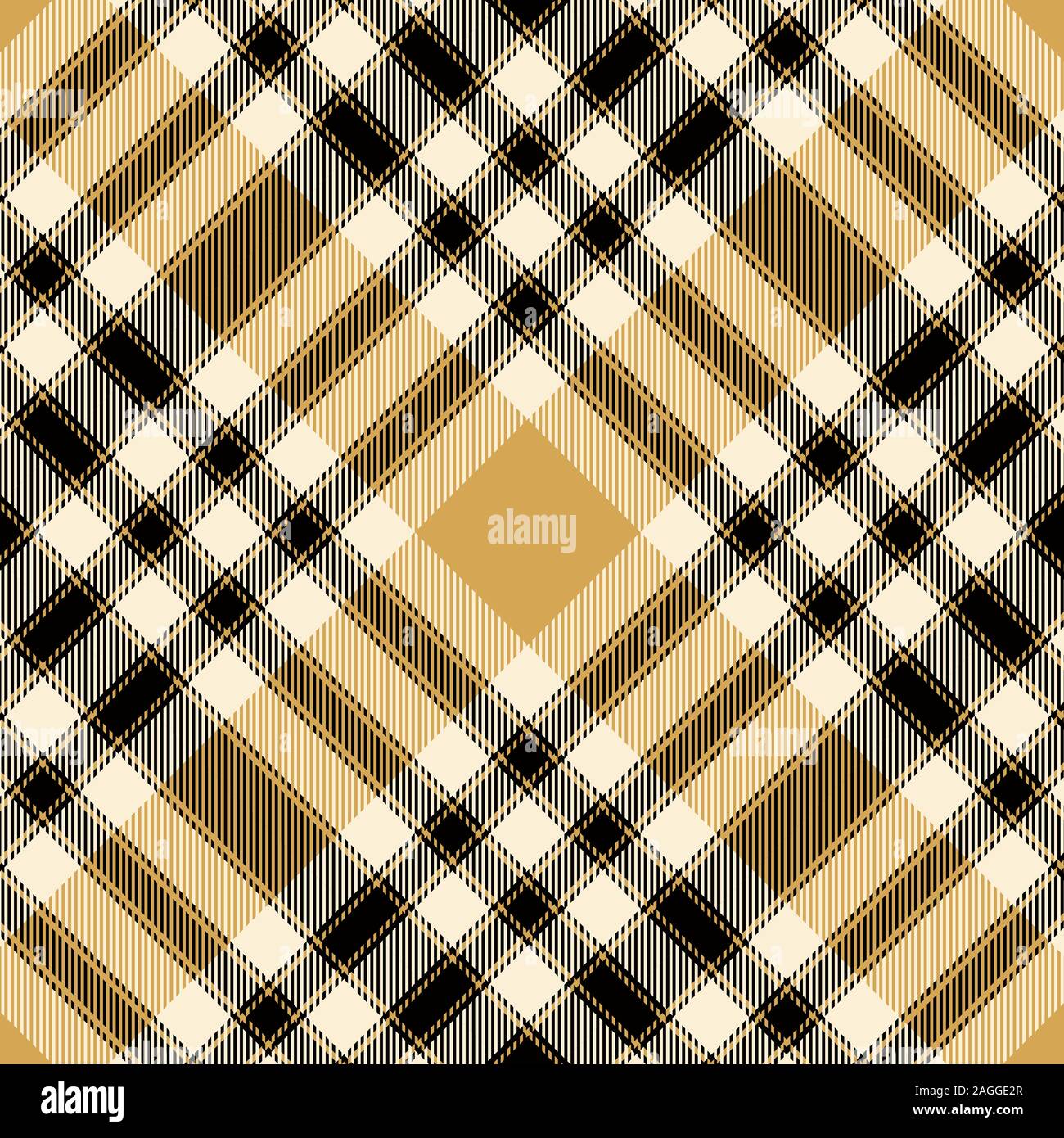 Tartan plaid yellow and black seamless checkered vector pattern. Vector ...