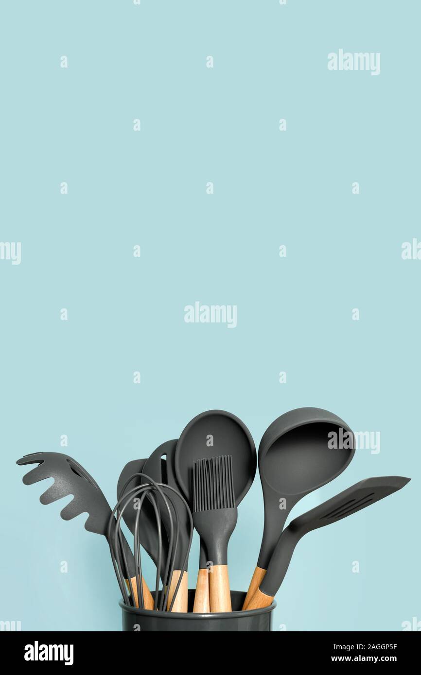 Kitchen Utensils Background With Copyspace