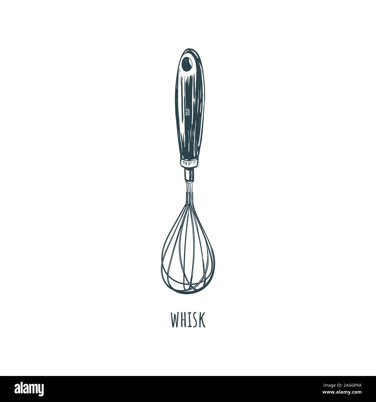 whisk sketch hand drawing Stock Vector Image & Art - Alamy