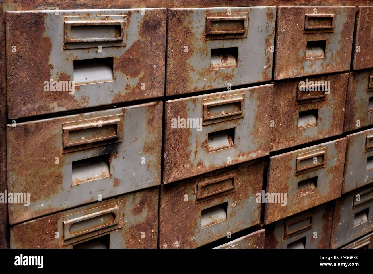 Backgrounds And Textures Old Rusty Metal Closet With Pullout