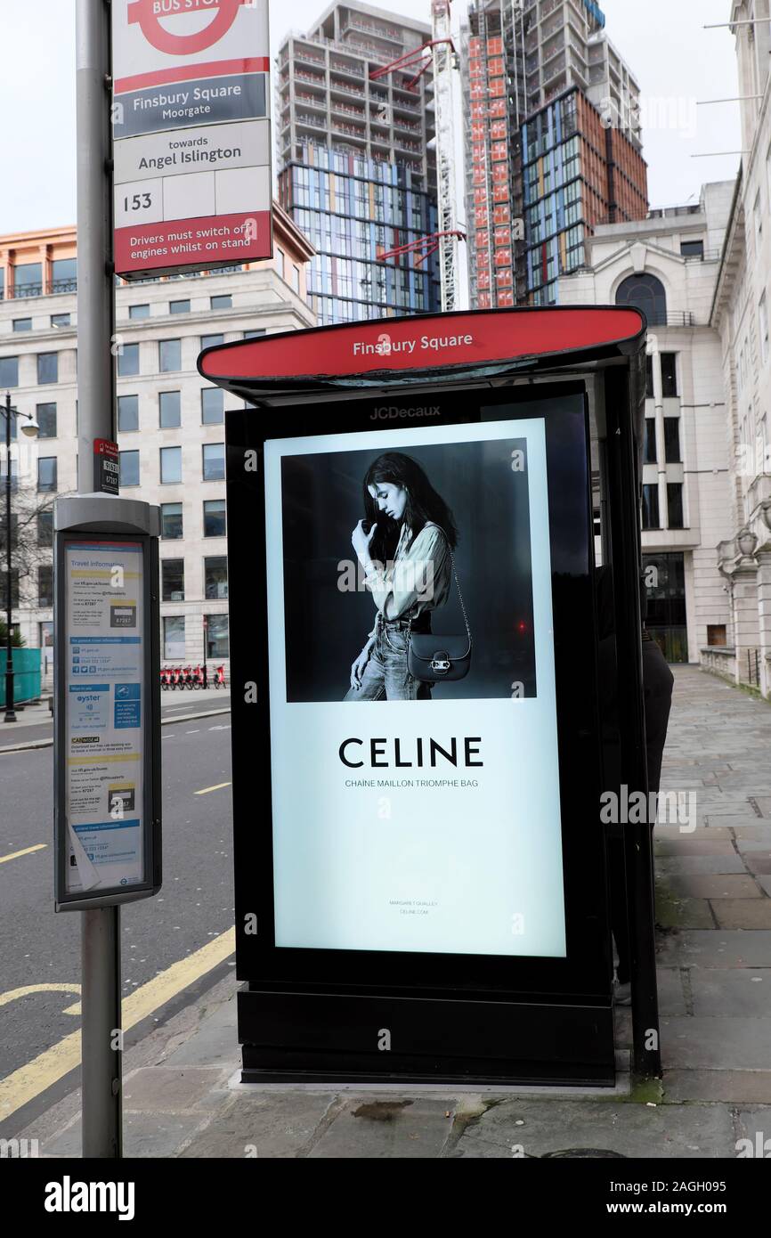 Bus shelter advert hi-res stock photography and images - Alamy