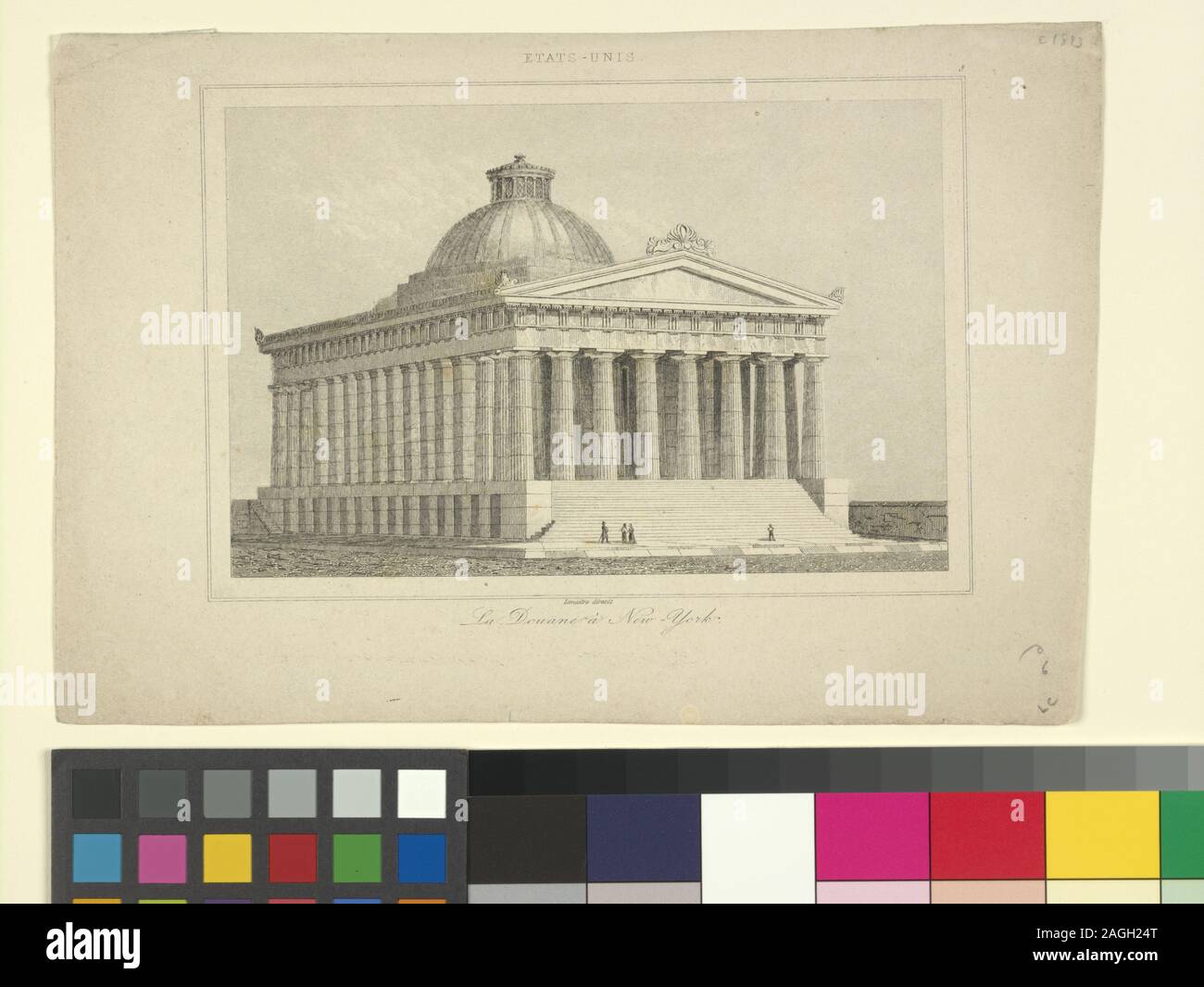 Citation Reference Eno 1 Date Depicted Ca 1843 From Weitenkampf La Douanne A New York Lemaitre Direxit Etats Unis Stock Photo Alamy