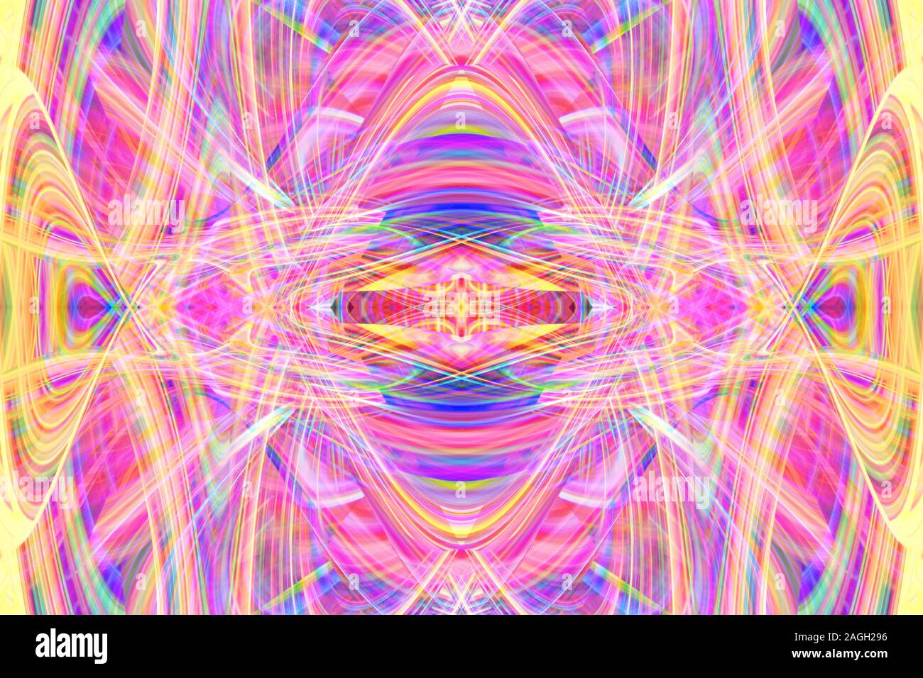 An abstract psychedelic background image. Stock Photo