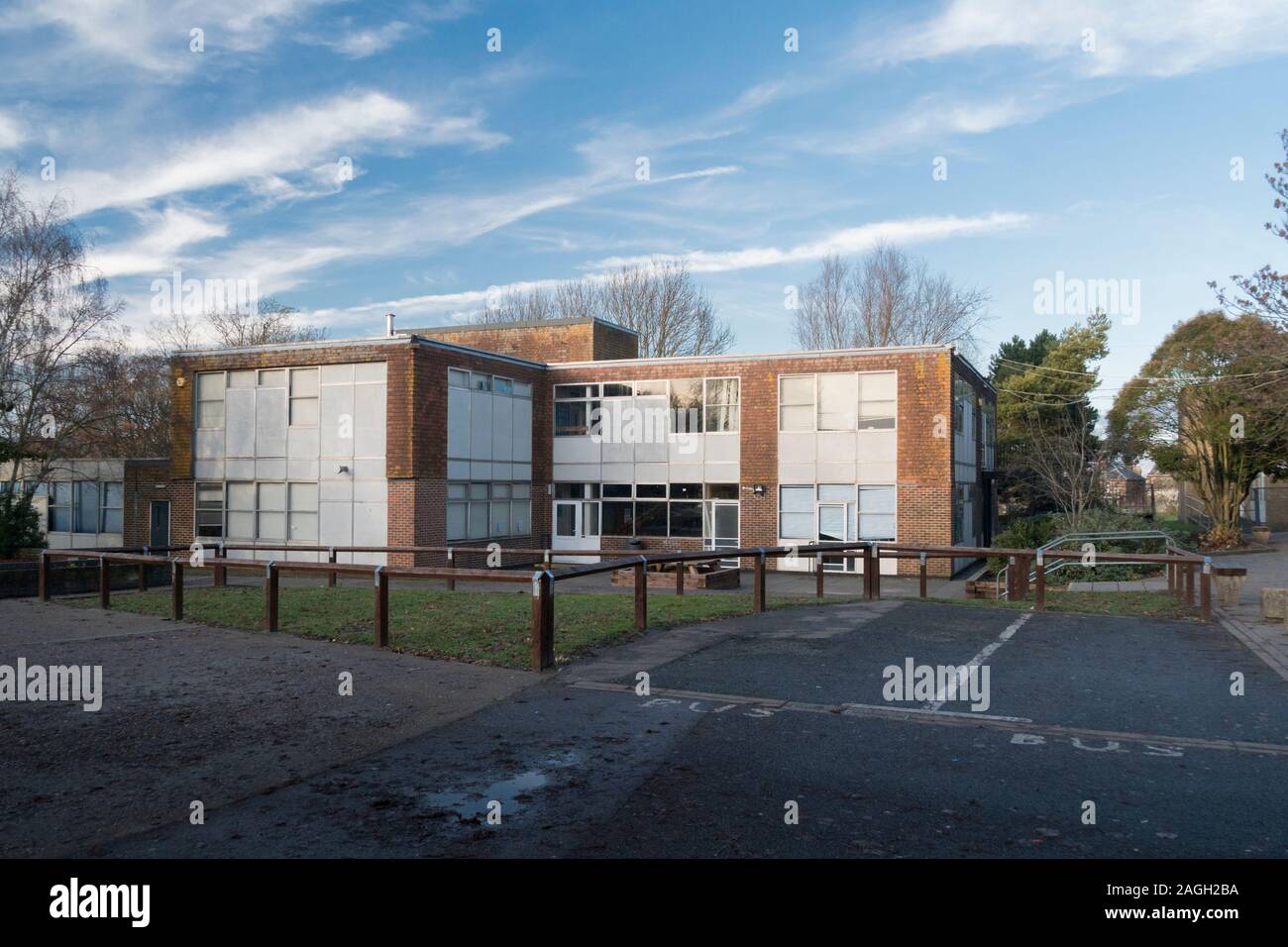 Typical secondary school buildings, Kent, UK Stock Photo Alamy