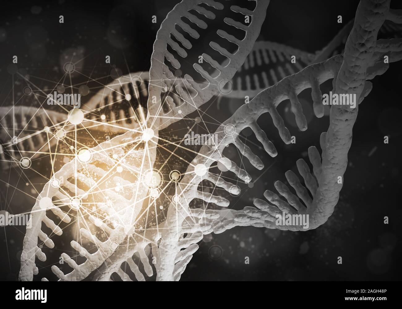 DNA molecules background Stock Photo - Alamy