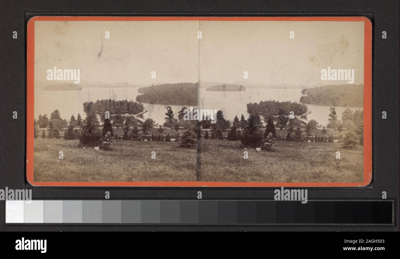 Lake Mahopac Includes 3 handcolored views.; Lake Mahopac Stock Photo Alamy