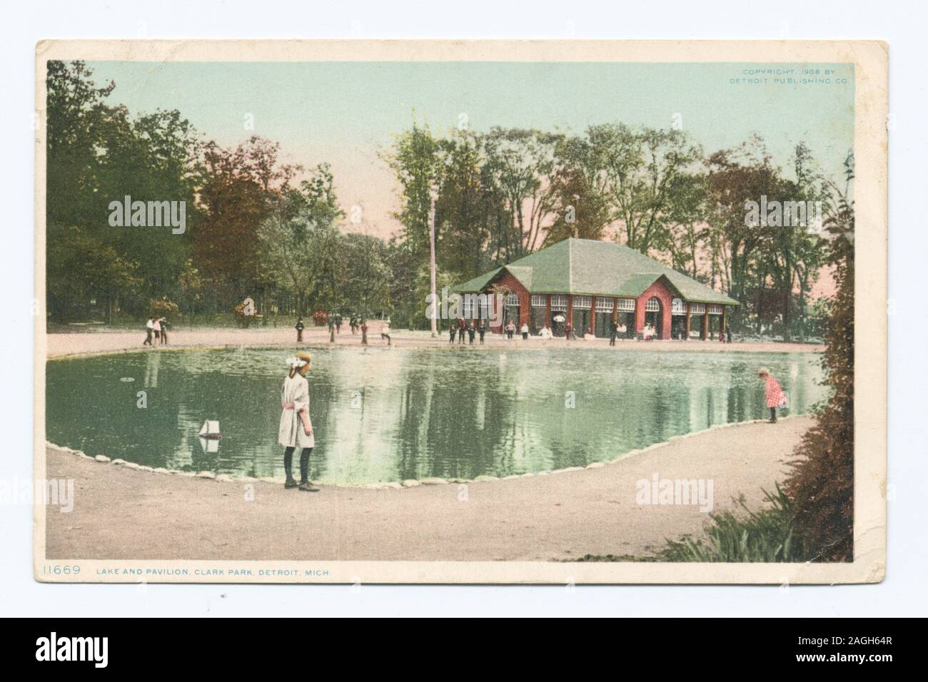 Postcard series number 11669 19071908. First series with divided