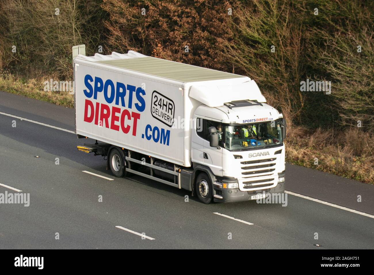 Sports Direct 24HR Haulage delivery trucks, lorry, transportation