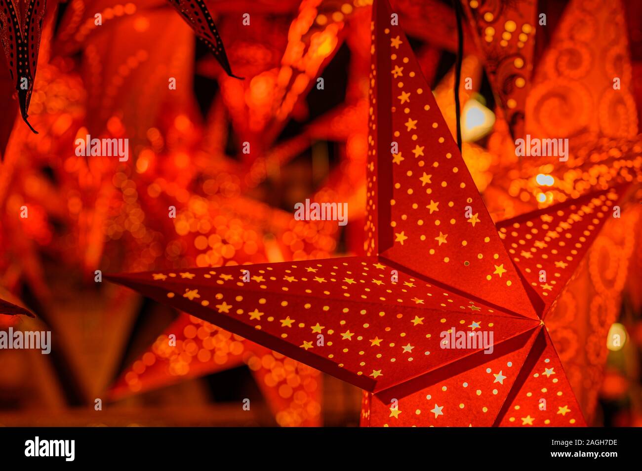 christmas star Stock Photo