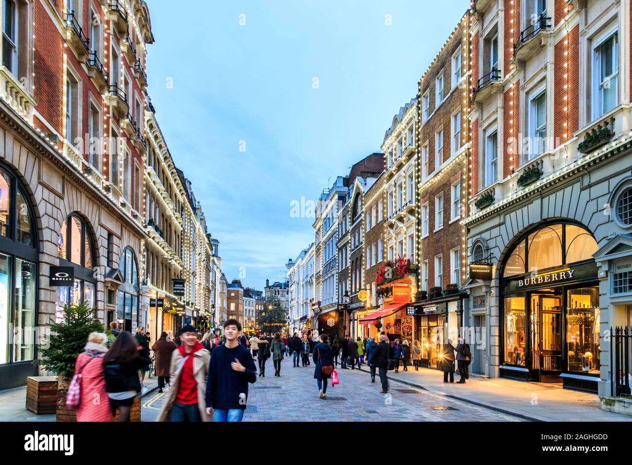 Shoppers and tourists in Long Acre, Covent Garden, London, UK Stock Photo