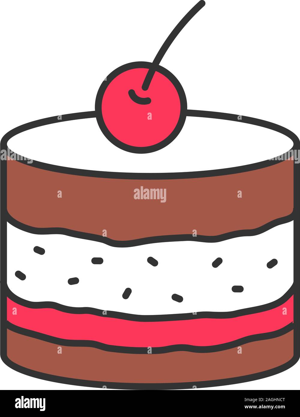 Tiramisu Color Icon Cake With Cherry Isolated Vector Illustration Stock Vector Image Art Alamy Tiramisu Color Icon Cake With Cherry Isolated Vector Illustration Stock Vector Image Art Alamy