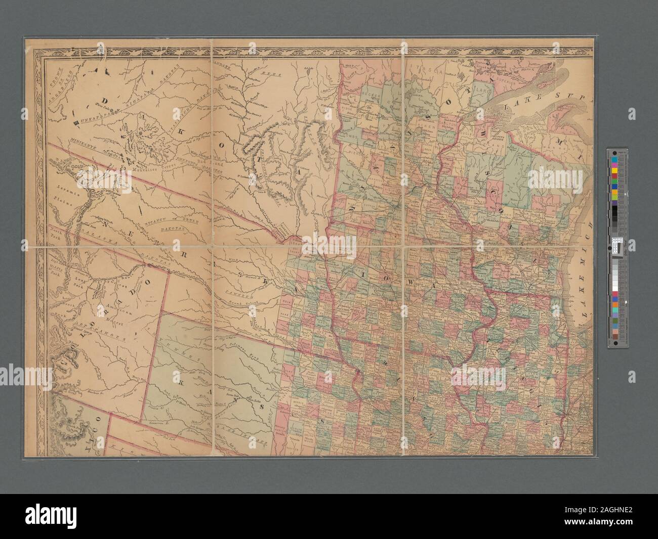 Official county map hires stock photography and images Alamy