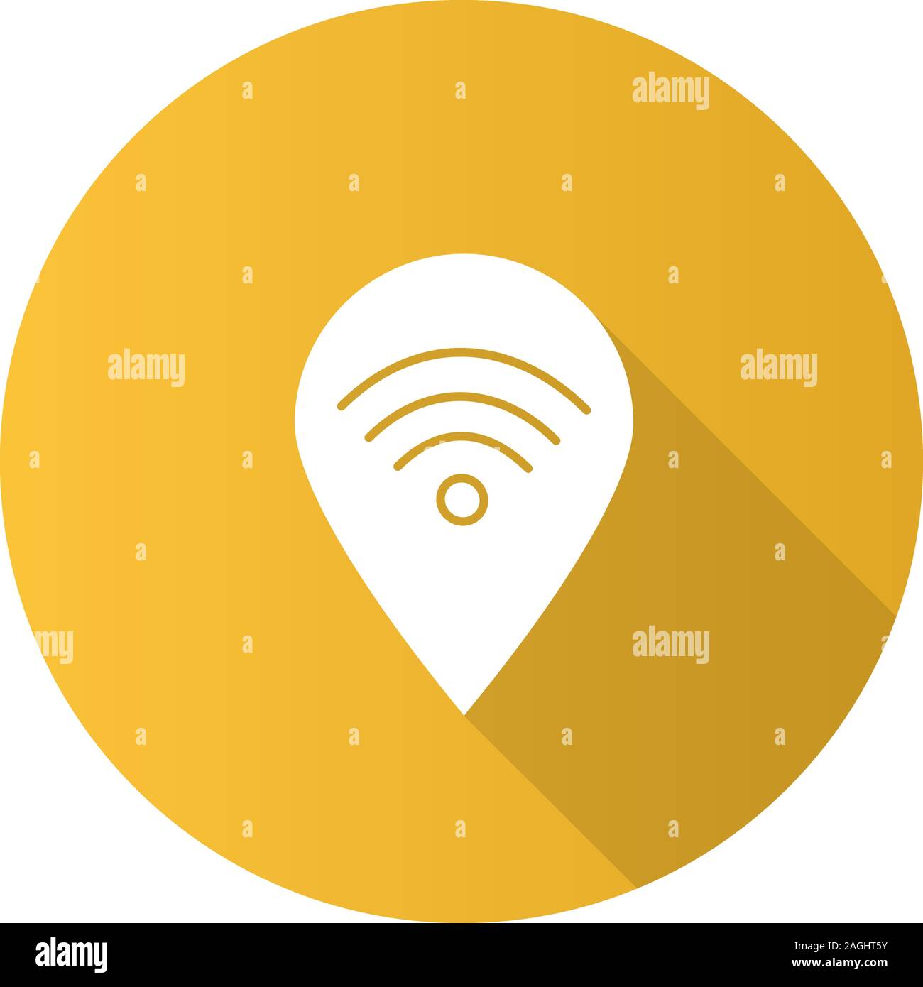 Wireless orange pointer vector hi-res stock photography and images - Alamy