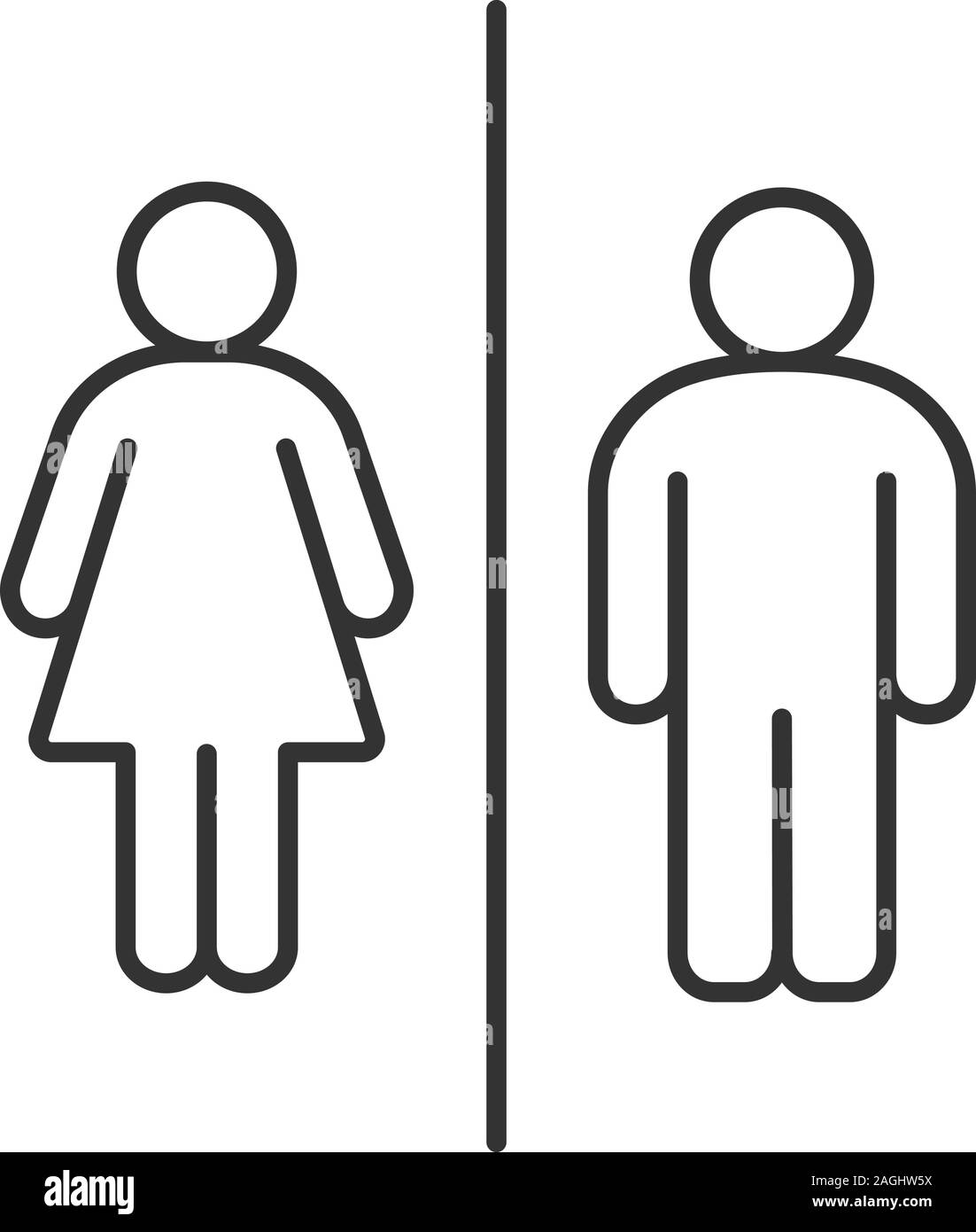 restroom symbol vector art