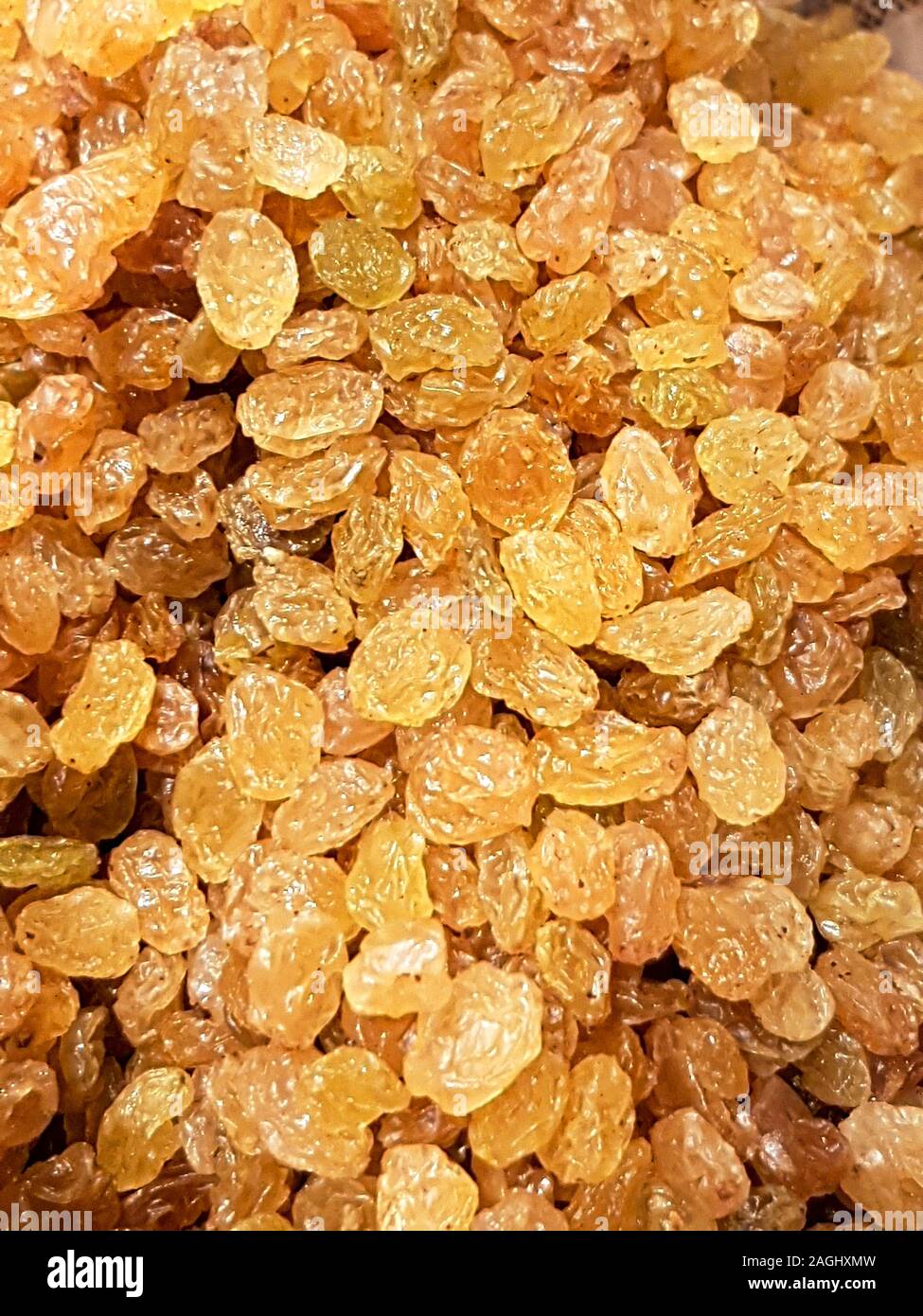 USA, Boston - January 2018 - sultanas for sale in a local market Stock Photo