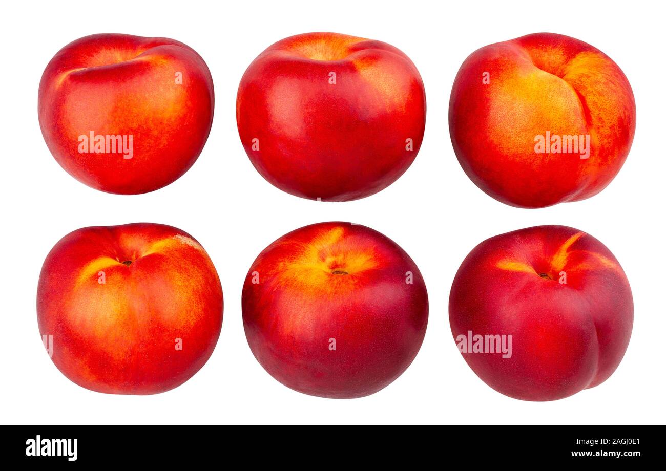 nectarine path isolated on white Stock Photo Alamy
