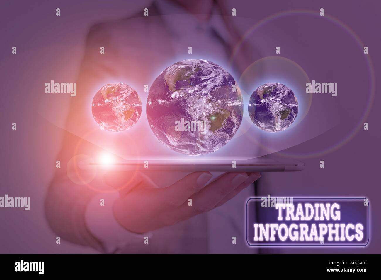 Handwriting text writing Trading Infographics. Conceptual photo visual ...
