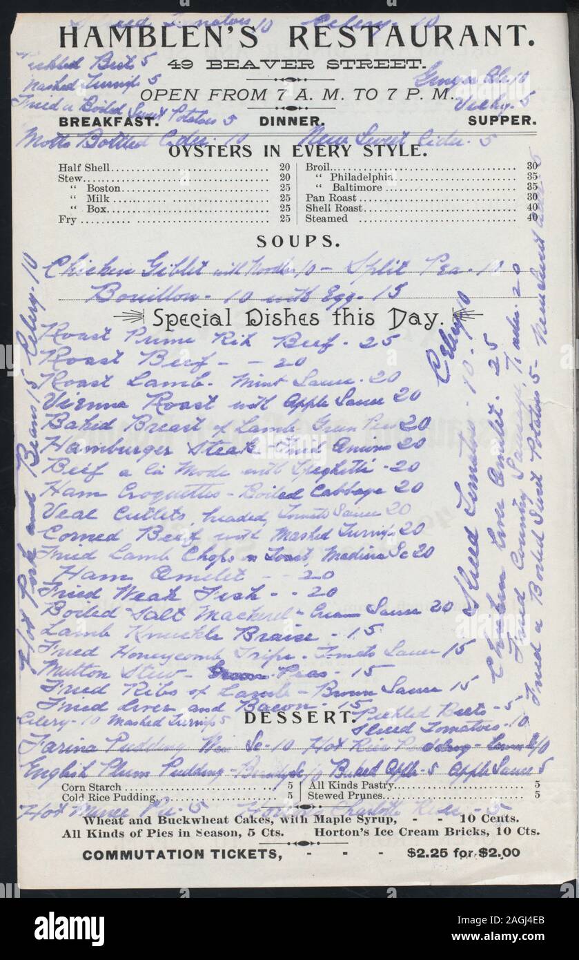 Priced Menu Decorative Border Date Supplied By Feb