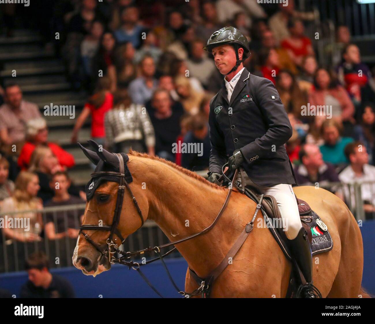Ben Maher Riding Gakhir Competes In The Champagne Taittinger Ivy Stakes During Day Four Of The London International Horse Show At London Olympia Stock Photo Alamy