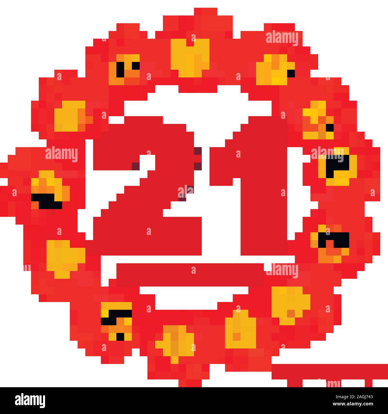 21st birthday Stock Vector Images - Alamy