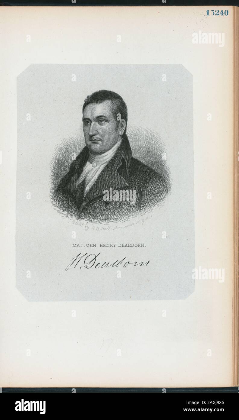 EM15240; Maj. Gen. Henry Dearborn Stock Photo Alamy