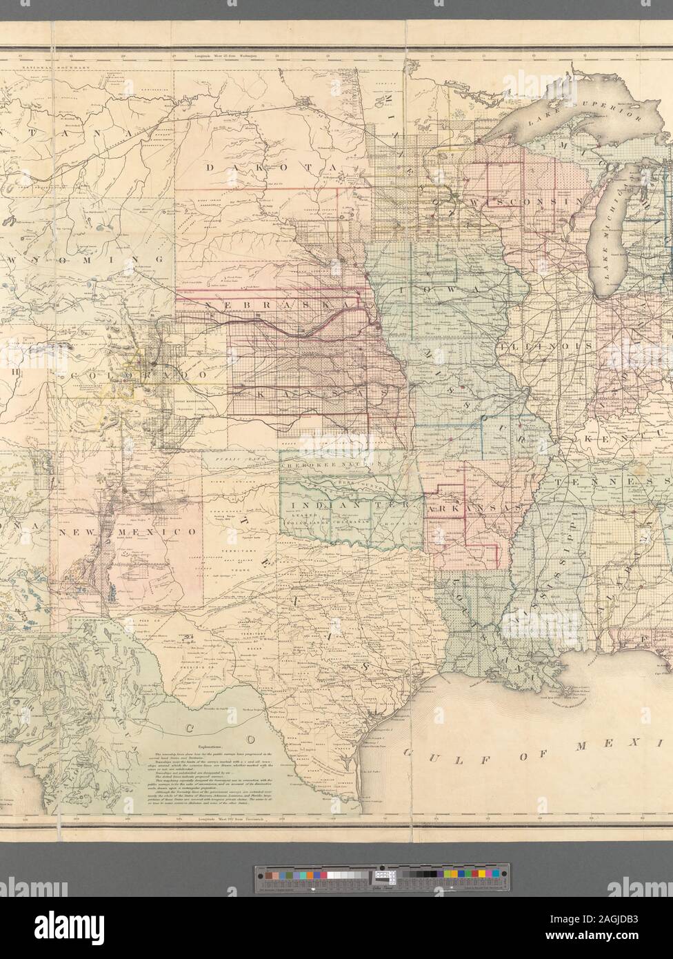 1870 map of united states hi-res stock photography and images - Alamy