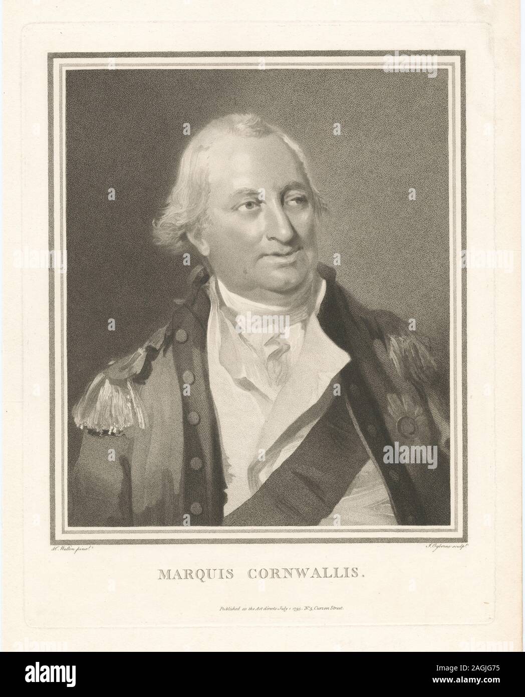 EM3861; Marquis Cornwallis Stock Photo Alamy