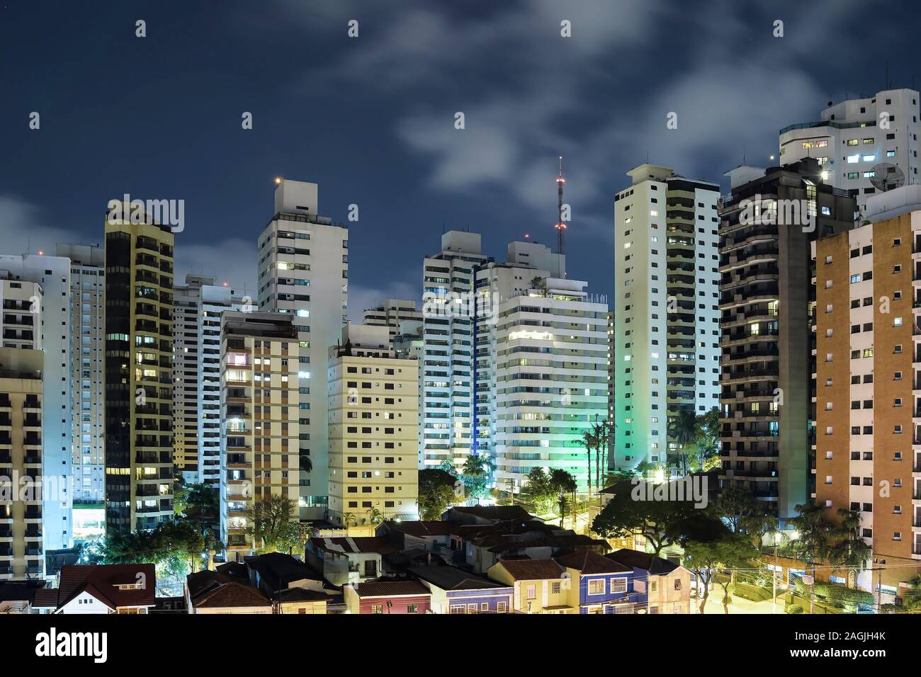 Sao Paulo, Brazil. Cidade Monções district Stock Photo - Alamy