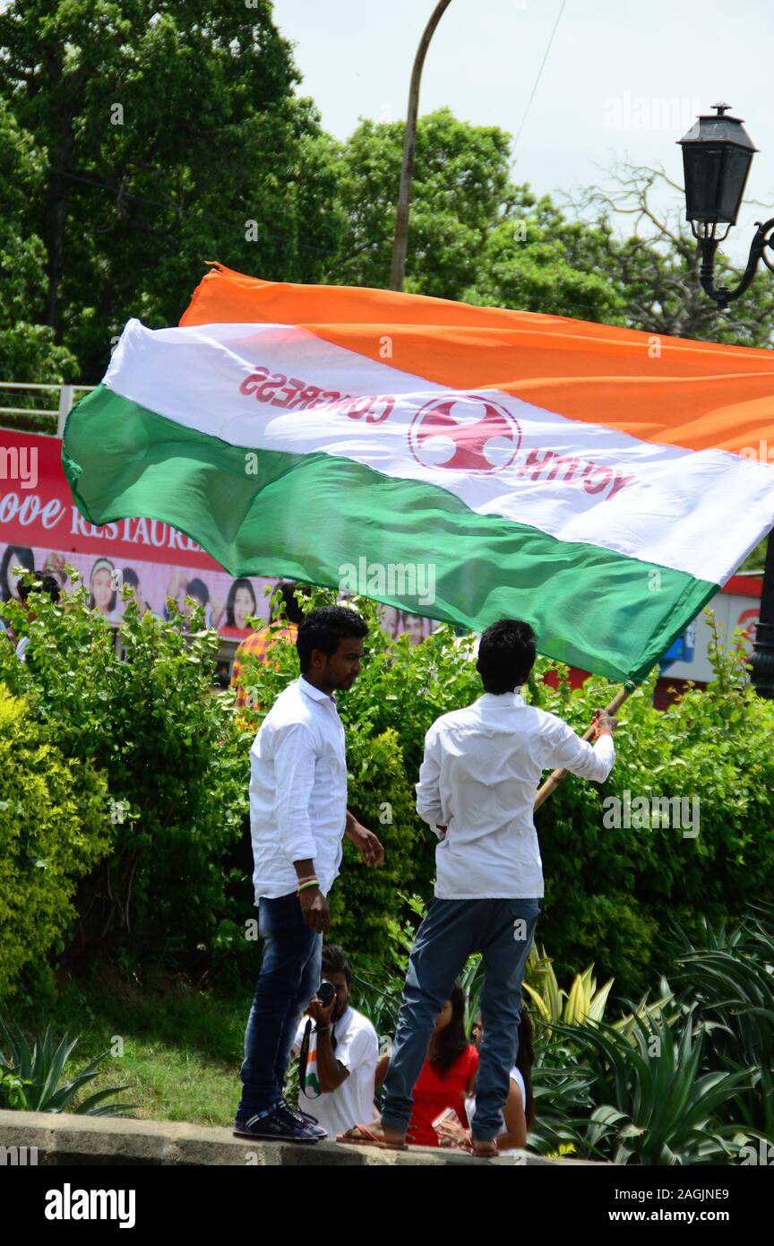 NAGPUR, MAHARASHTRA, INDIA, AUGUST 15 Unidentified people