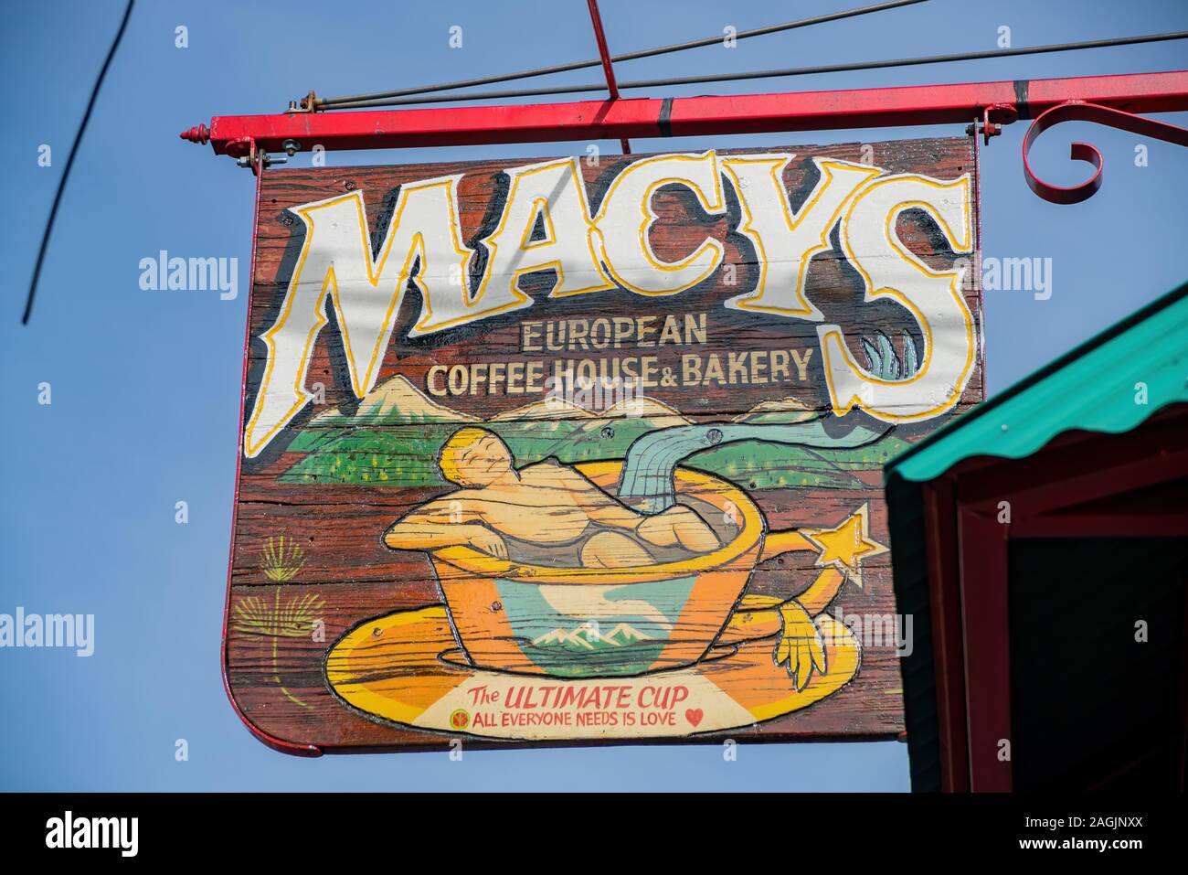 Flagstaff, DEC 23 Cute sign of stores on DEC 23, 2017 at Flagstaff