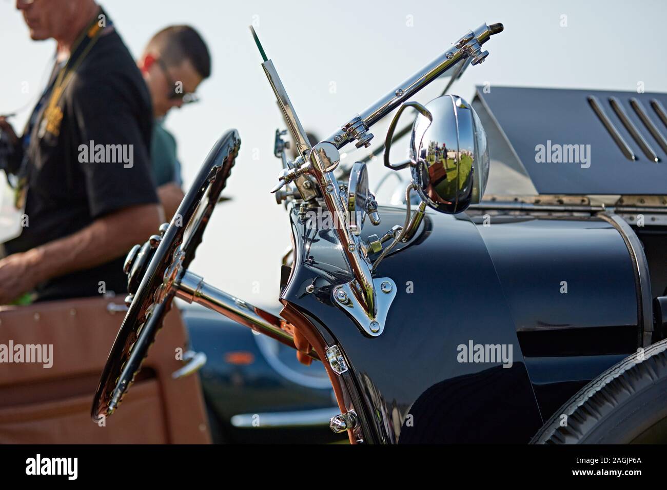 Cobble Beach car show / Audrain Museum Bentley Stock Photo Alamy