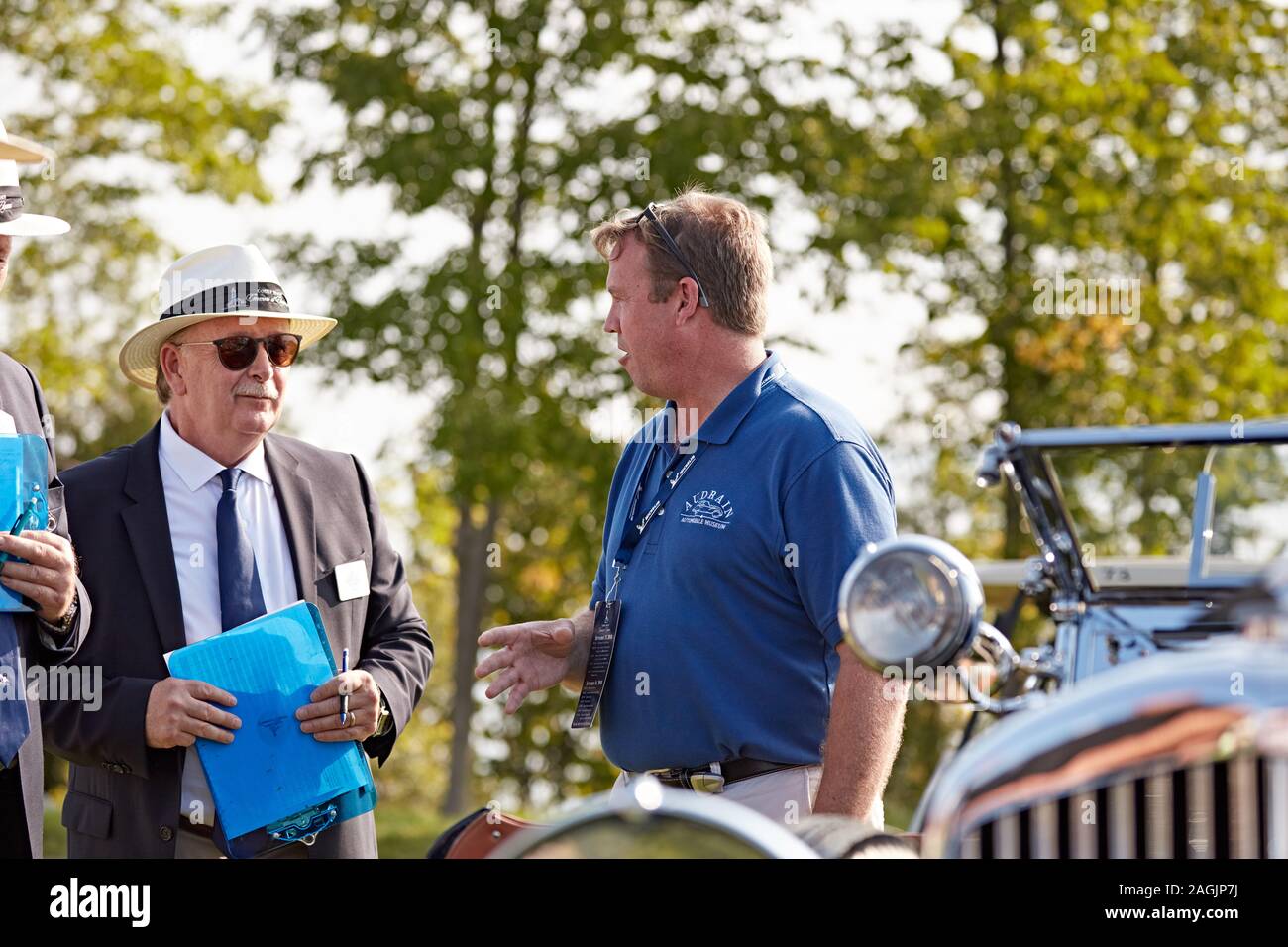 Cobble Beach car show / Audrain Museum Bentley Stock Photo Alamy