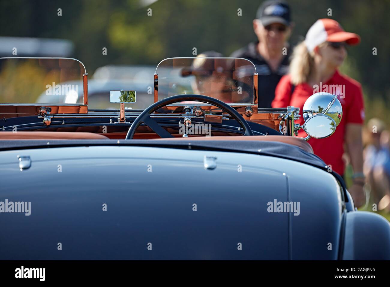 Cobble Beach car show / Audrain Museum Bentley Stock Photo Alamy