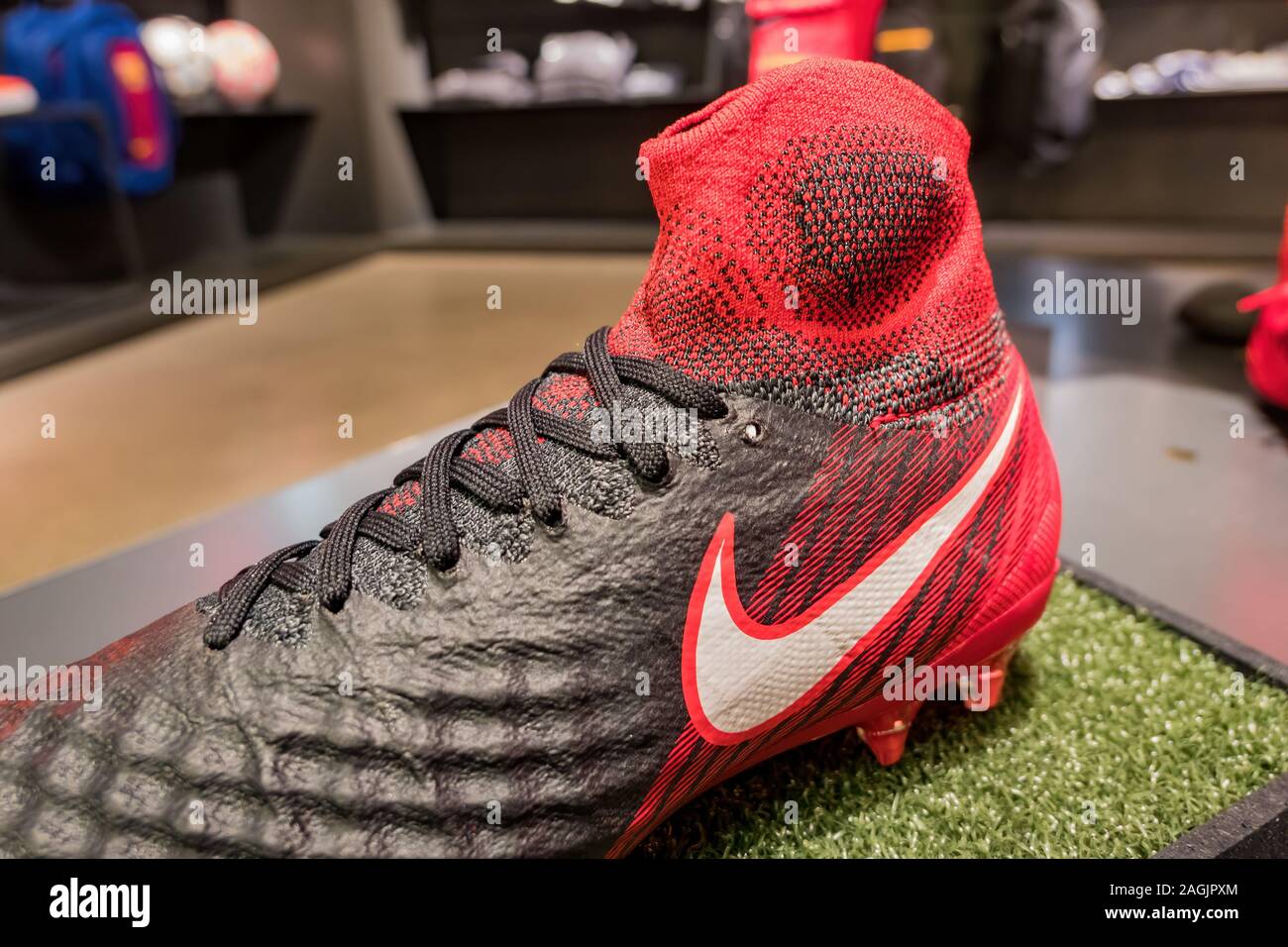 Las Vegas, DEC 25: Interior view of the Nike sports shop on DEC 25, 2017 at  Las Vegas, Nevada Stock Photo - Alamy